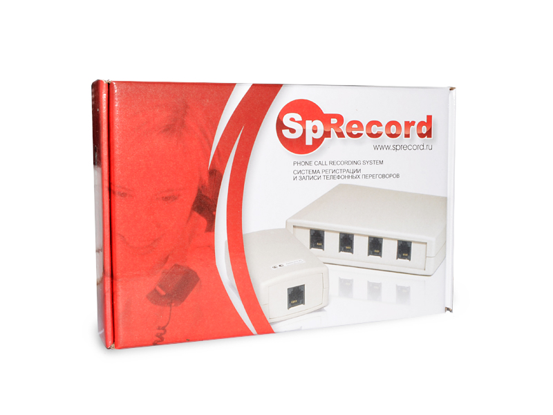 SpRecord A2: 2-канальная система регистрации и записи телефонных разговоров на компьютер для аналого