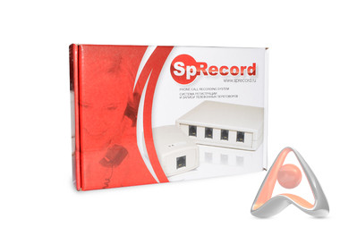 SpRecord A4: 4-канальная система регистрации и записи телефонных разговоров на компьютер для аналого