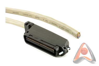 Кроссировочный кабель с разъемом Амфенол, тип папа, 2м (Amphenol / RJ-21 / Telco)