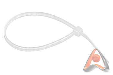 Стяжка (кабельный хомут) нейлоновая неоткрывающаяся (одноразовая), безгалогенная (HALOGEN FREE) 500х