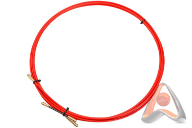 Устройство закладки кабеля (УЗК): стеклопруток ⌀3.5 мм в оплетке, бухта 30 м, Lenger