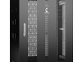 Шкаф напольный перфорированный, 18U, ручка с замком, 600x600x988 мм, серый/чёрный Cabeus ND-05C-18U6