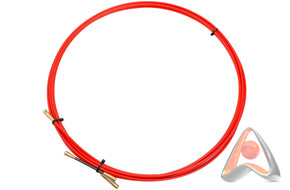 Устройство закладки кабеля (УЗК): стеклопруток ⌀3.5 мм в оплетке, бухта 20 м, Lenger
