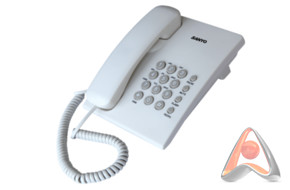 Sanyo RA-S204W белый проводной телефон (аналог Panasonic KX-TS2350RUW)