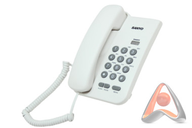 Sanyo RA-S108W белый проводной телефон