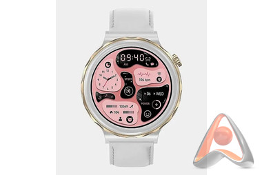 SMART WATCH X6 PRO NFC / Умные наручные смарт часы круглые женские W&O / с давлением / с пульсом