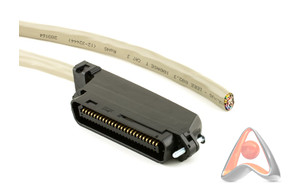 Кроссировочный кабель с разъемом Амфенол, тип папа, 8м (Amphenol / RJ-21 / Telco)