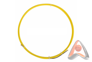 Пруток для закладки кабеля (ПЗК): стеклопруток ⌀3.5 мм в оплетке, бухта 5 м, ТОМАСС