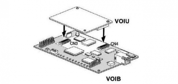 Модуль расширения платы VOIB на 4 порта Ericsson-LG L60-VOIU