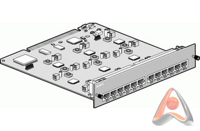 Плата 12-аналоговых внутренних портов MG-SLIB12 для АТС Ericsson-LG iPECS-MG