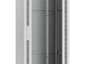 Шкаф напольный, дверь стекло, 42U, ручка с замком, 600x600x2055 мм, цвет серый/черный, Cabeus SH-05C