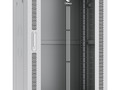 Шкаф телекоммуникационный напольный, 22U 600x800x1166 мм, дверь стекло, серый/черный Cabeus SH-05C-2