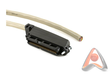 Кроссировочный кабель с разъемом Амфенол, тип мама, 2м (Amphenol / RJ-21 / Telco)