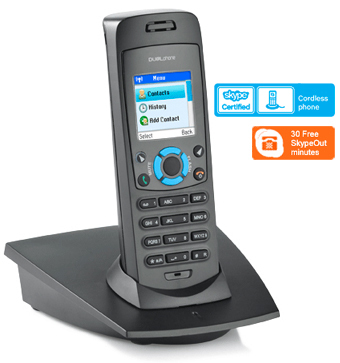 Русифицированный DECT Skype телефон Dualphone 3088RU
