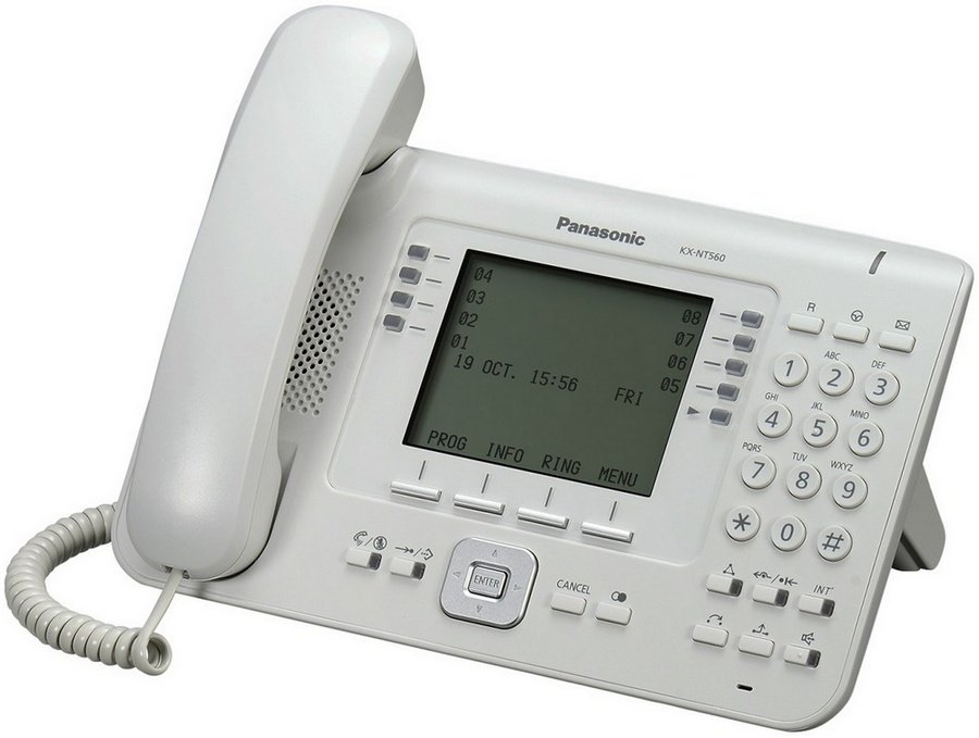 VoIP-телефон Panasonic KX-UT248 белый / черный