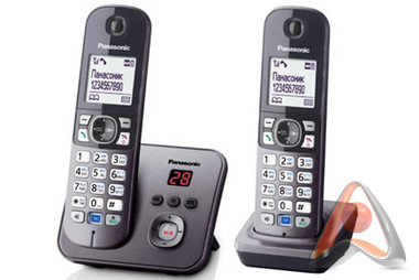 Беспроводной телефон DECT Panasonic KX-TG6822RU