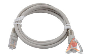 Коммутационный шнур компьютерный (патч-корд) UTP, кат. 5e, серый, 10 м, Rexant 18-1009