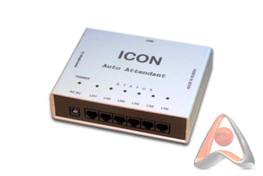 6-канальный автоинформатор для абонентских линий, ICON AN306USB