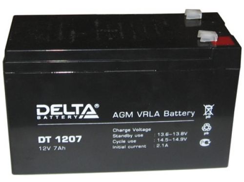Аккумуляторная батарея для резервного питания АТС, 12В - 7А/Ч