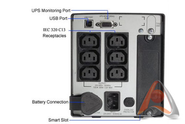 ИБП APC by Schneider Electric Smart-UPS SUA750I, выходная мощность 750 ВА / 500 Вт (подержанный)