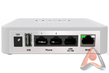 Голосовой VoIP / SIP-шлюз с встроенным роутером ELTEX TAU-2M.IP (2xFXS, 1xWAN, 1xLAN, 1xUSB, SIP)