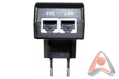 Адаптер питания, PoE-инжектор 48В / 24Вт / 500мА для любых моделей IP-терминалов (телефонов), ezPowe