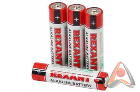 Алкалиновая батарейка AAA/LR03 1,5 V 12 шт. REXANT