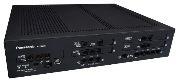 Panasonic KX-NS500RU, IP-платформа (IP-АТС), начальная ёмкость 6-внешних и 18-внутр.линий
