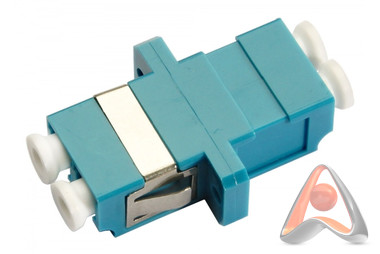 Проходной соединитель LC-LC duplex, SM (для одномодового кабеля), корпус пластмассовый, Cabeus DLC-D