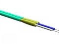 Кабель волоконно-оптический 50/125 (OM3) многомодовый, 2 волокна, внутренний, 1 метр, Cabeus TB-ZIP-