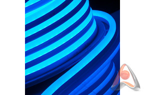 Гибкий неон светодиодный синий, постоянное свечение, 80 LED на 1 м, бухта 50 м, Neon-Night 131-013