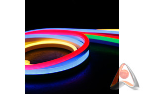 Гибкий LED неон красный 360 (круглый), постоянное свечение, 96 LED на 1 м, бухта 50 м, Neon-Night 13