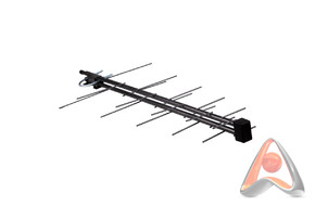 ТВ антенна наружная «Активная» для аналогового и цифрового ТВ - DVB-T2 (модель RX-424)