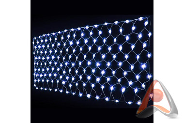 Гирлянда "Сеть" 2x3 м, черный провод "каучук", 432 LED, Neon-Night