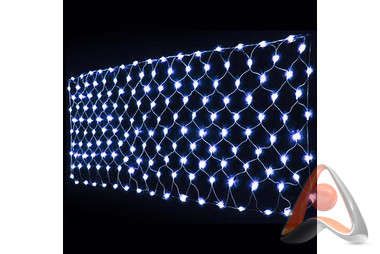 Гирлянда "Сеть" 2x4 м, черный провод "каучук", 560 LED, Neon-Night