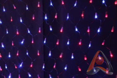 Гирлянда "Сеть" 2x4 м, черный провод "каучук", 560 LED, Neon-Night