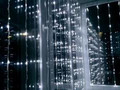 Гирлянда "Умный дождь", 3 секции 1x3м, 4x3 нитей, 30W, 24V, 8 каналов, 672 LED, IP67, Neon-Night бел