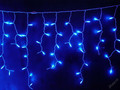 Гирлянда Айсикл (бахрома), 2.4х0.6м, эффект мерцания, 88 LED, белый провод, 220В, IP65, Neon-Night