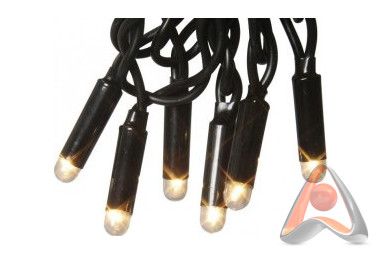 Гирлянда Айсикл (бахрома, 6.0х1.5м, постоянное свечение, 480 LED, черный провод "каучук", 230 В, IP6