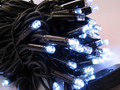 Гирлянда Айсикл (бахрома), 3.2х0.9м, постоянное свечение, 120 LED, чёрный провод "каучук", 220 В, IP