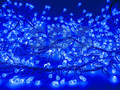 Гирлянда светодиодная "Мишура" 6 м, 576 LED синие, 220В, постоянное свечение, Neon-Night 303-613