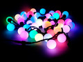 Гирлянда светодиодная "Шарики" 5 м, Ø15 мм, 30 LED RGB (мультиколор), свечение с динамикой, Neon-Nig