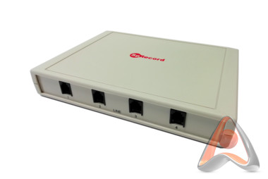 SpRecord MT4: 4-канальная автономная Wi-Fi система записи телефонных разговоров с аналоговых телефон