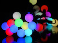Гирлянда светодиодная "Шарики" 10 м, Ø17.5 мм, 80 LED RGB (мультиколор), свечение с динамикой, Neon-