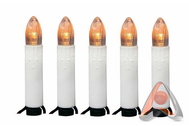 Гирлянда светодиодная "Свечи" 4м , 20 LED тепло-белые, 220В, постоянное свечение, Neon-Night 303-083