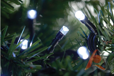 Гирлянда светодиодная "Твинкл Лайт" 4 м, 220 В, 25 LED белые, свечение с динамикой, Neon-Night 303-0