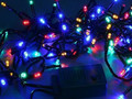Гирлянда светодиодная "Твинкл Лайт" 10 м, 220 В, 80 LED RGB (мультиколор), свечение с динамикой, Neo