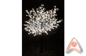 Светодиодное дерево Сакура, высота 3.6м, диаметр кроны 3.0м, белые 6921 LED, IP54, Neon-Night 531-23