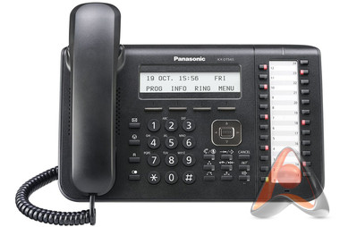 Цифровой системный телефон Panasonic KX-DT546RU / KX-DT546RU-B (подержанный)