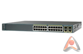 Управляемый коммутатор Cisco Catalyst WS-C2960-24PC-L, 24 порта 10/100 + 2 порта T/SFP Base Image, 2